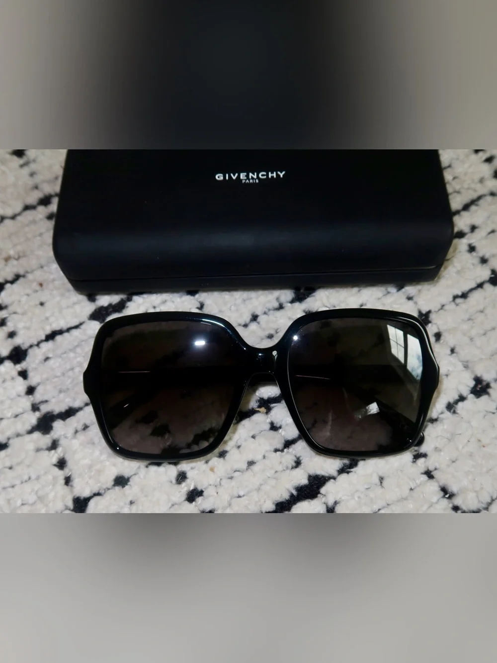 Givenchy Black Oversized Square Women's Sunglasses
